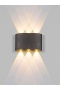 Cata Helios 6'lı Metal Led Aplik Antrasit