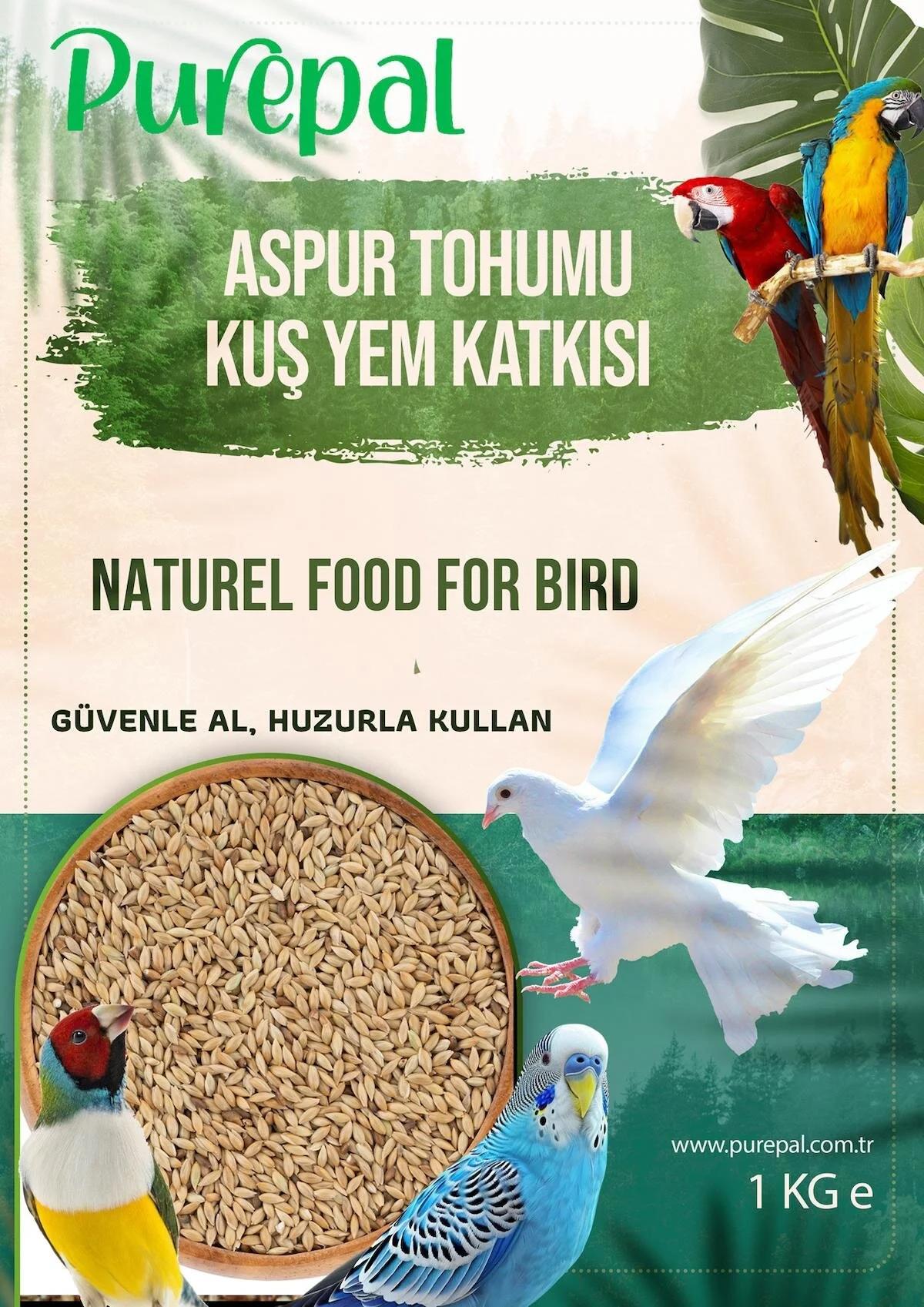Purepal Kabuklu Sade Kuş Yemi 1 kg