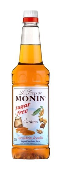 Monin Şekersiz Karamel Aromalı Kahve Şurubu 700 ml