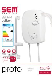 Sem Proto 7600 W Elektrikli Ani Su Isıtıcı