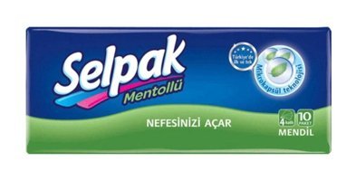 Selpak Mentol Kağıt Peçete 10x10'lu