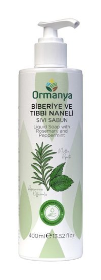 Ormanya Biberiye-Tıbbı Naneli Nemlendiricili Köpük Sıvı Sabun 400 ml Tekli