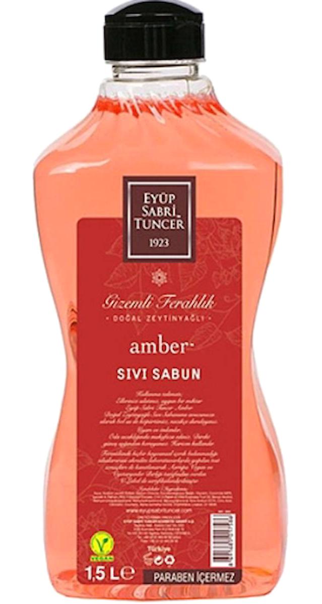 Eyüp Sabri Tuncer Amber Nemlendiricili Vegan Köpük Sıvı Sabun 1.5 lt 12'li
