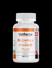 Vetforce D Vitamini C Vitamini B Vitamini Köpekler İçin 300 Tablet Tablet Köpek Vitamini