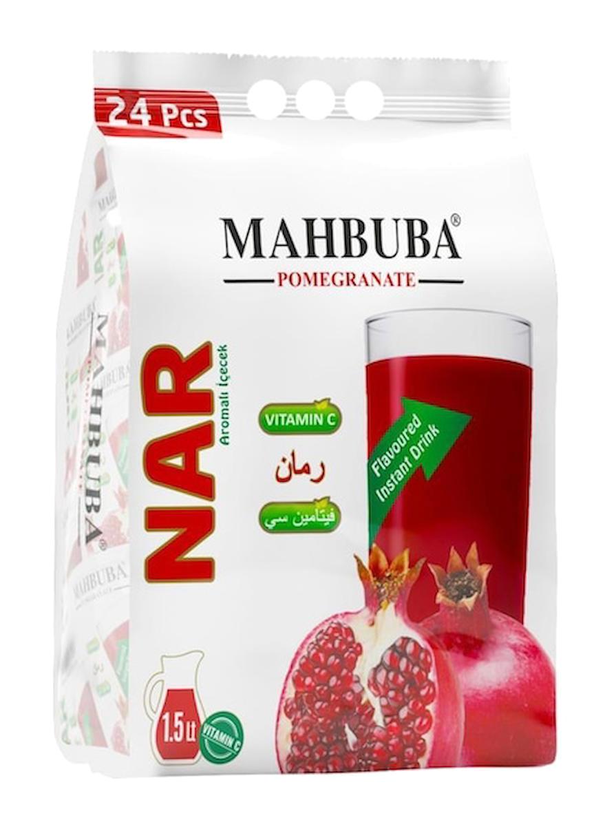 Mahbuba Nar Aromalı İçeçek Tozu 11.2 gr 24'lü