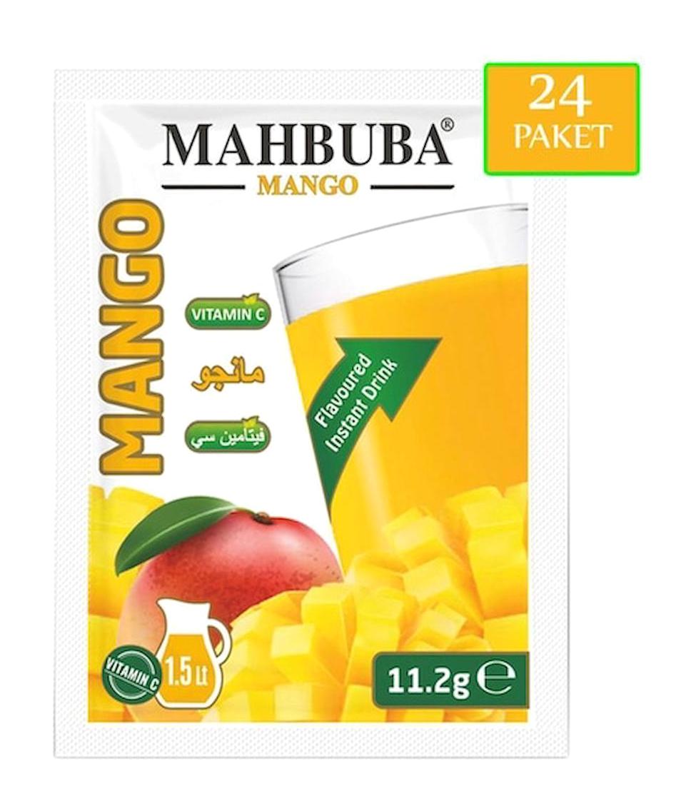 Mahbuba Mango Aromalı İçeçek Tozu 11.2 gr 24'lü