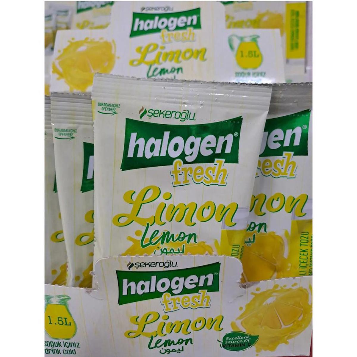 Şekeroğlu Halogen Limon Aromalı İçeçek Tozu 9 gr 24'lü