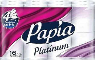 Papia 2 Katlı 12x16'lı Rulo Tuvalet Kağıdı