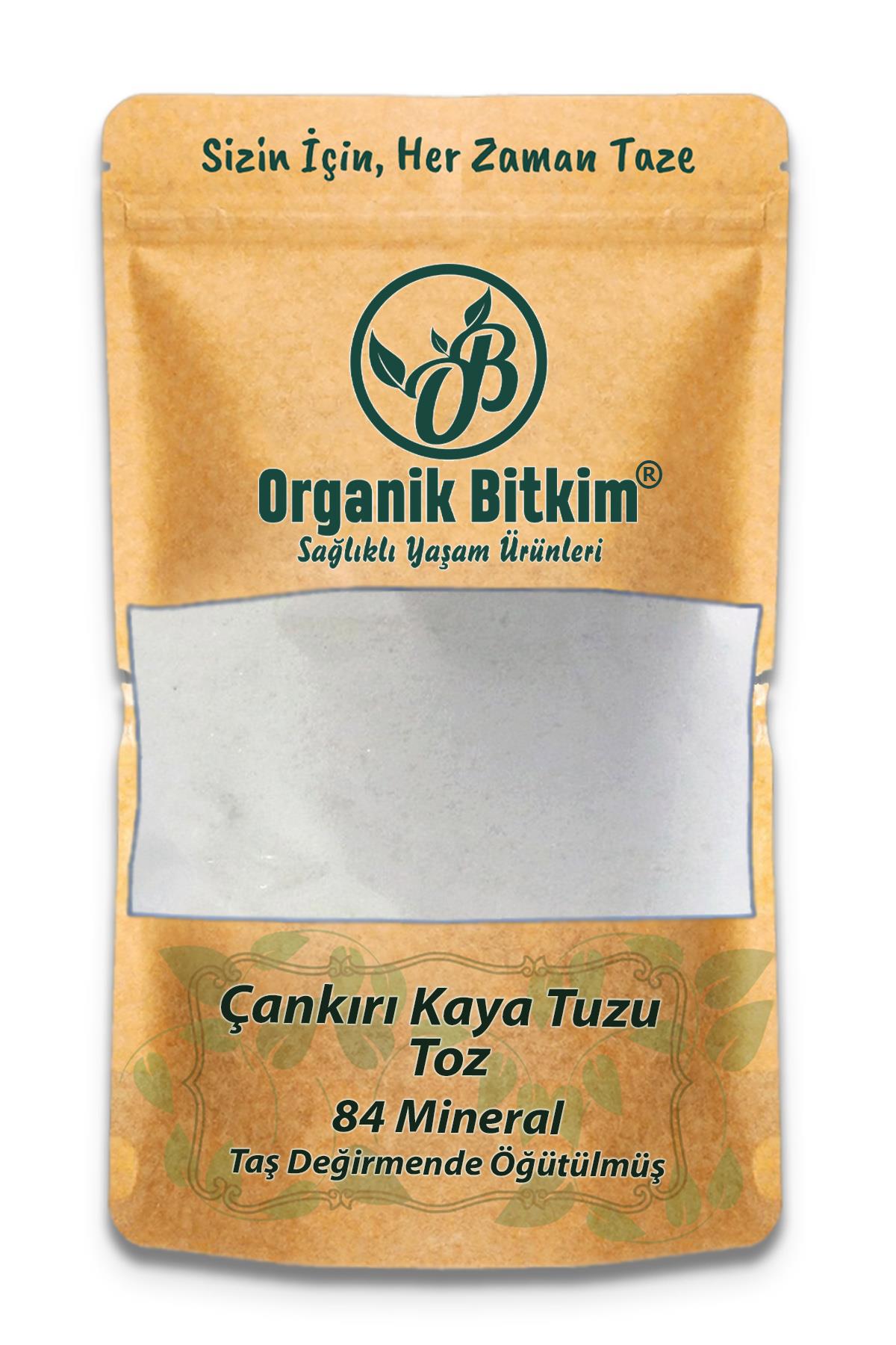 Organik Bitkim İyotlu Toz Kaya Tuzu Paket 4x500 gr