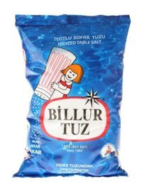 Billur Tuzu İyotlu Toz Sofra Tuzu Paket 15x1.5 kg