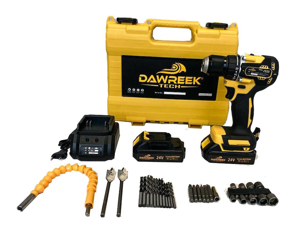Dawreek 20 V 2 Ah Kömürsüz Darbeli Çift Akülü Vidalama Makinesi