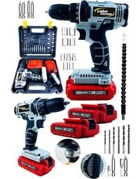Lieber German Swk-58 58 V 8 Ah Kömürsüz Darbeli Çift Akülü Vidalama Makinesi