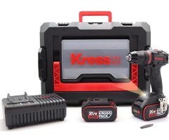 Kress Kua71 20 V 4 Ah Kömürsüz Çift Akülü Vidalama Makinesi