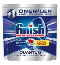 Finish Quantum Tablet Bulaşık Makinesi Deterjanı 6x72 Adet