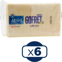 Aktürk Sade Gofret 6x200 gr