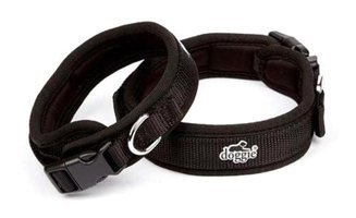 Doggie Ayarlanabilir 30-40 cm Boyun Köpek Tasması Siyah