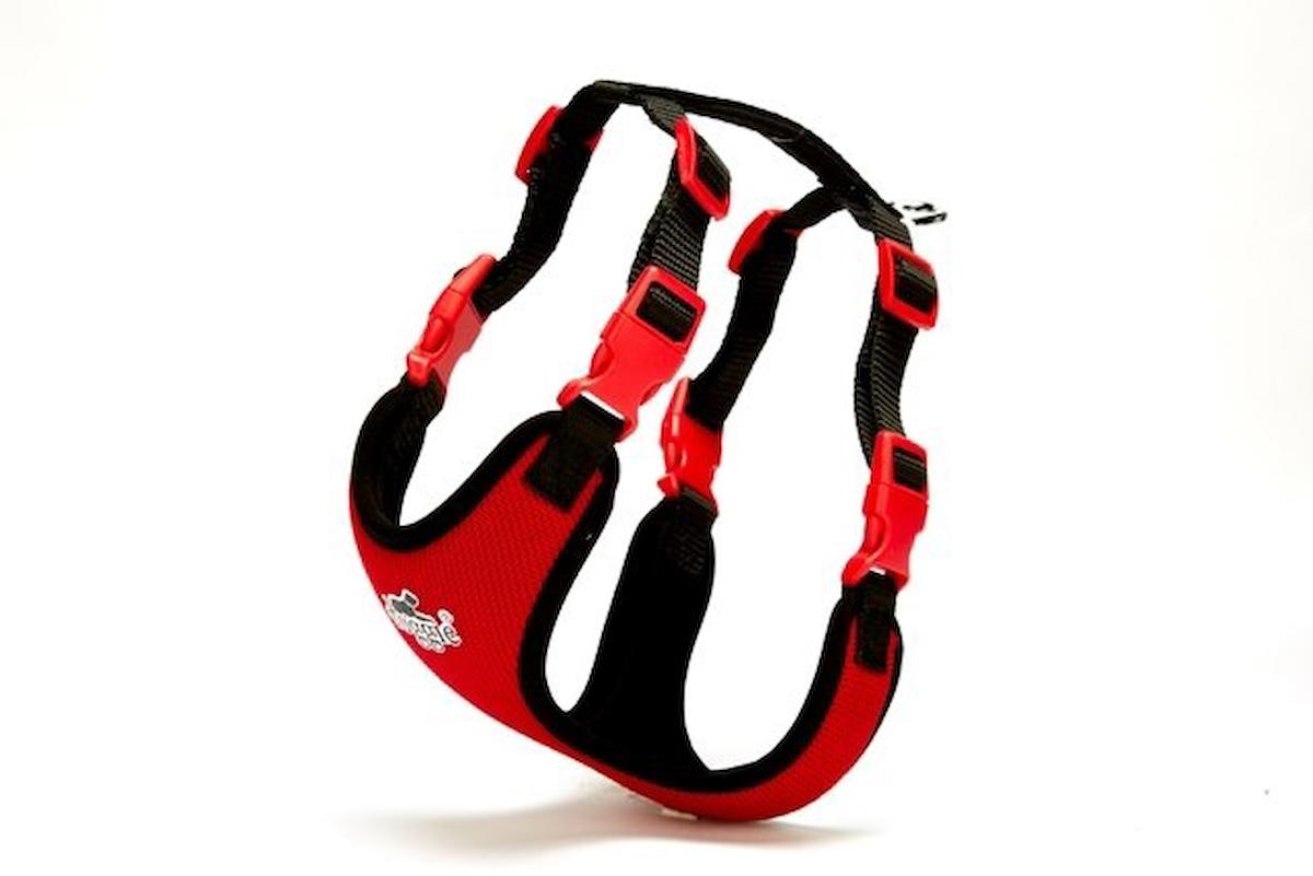 Doggie Ayarlanabilir 50-70 cm Göğüs Köpek Tasması Kırmızı