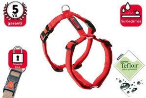 Karlie Ayarlanabilir 35-50 cm Göğüs Köpek Tasması Kırmızı