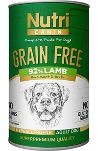 Nutri Canin Super Premium Quality Kuzu Aromalı Parça Etli Yetişkin Köpek Maması 400 gr Tekli