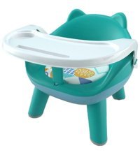 Happyplanet Kkw-oi Alüminyum - Plastik 12 kg Kapasiteli Tekerleksiz Sandalye Üstü Tepsili Oturaklı Portatif Mama Sandelyesi Yeşil