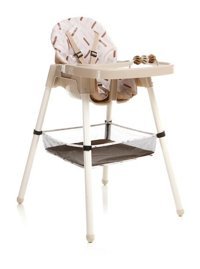 Baby Plus Tako Alüminyum - Plastik 3 Noktalı Emniyet Kemeri 25 kg Kapasiteli Tekerleksiz Tepsili Oturaklı Katlanır Portatif Mama Sandelyesi Antrasit