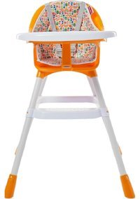 Fisher-Price 1829 Alüminyum - Plastik 3 Noktalı Emniyet Kemeri 15 kg Kapasiteli Tekerleksiz Tepsili Oturaklı Mama Sandelyesi Krem