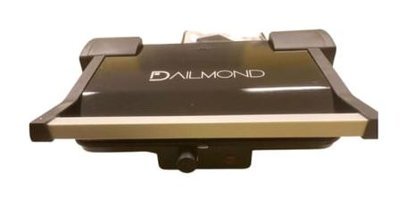 Dailmond Makaslı 6 Dilim Granit Çıkartılabilir Plaka Tek Yönlü 2400 W Izgaralı Gold Tost Makinesi