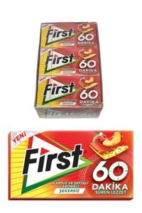 First Sensations Karpuzlu Şeftalili Sakız 12'li 12 Adet