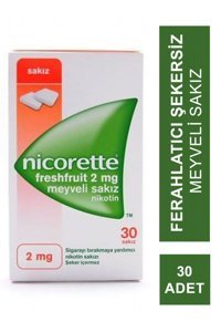 Johnson Nicorette Freshfruit Meyveli Sakız 30'lu 1 Adet