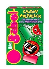 Big Babol Mega Draje Çilekli Karpuzlu Sakız 20 Adet