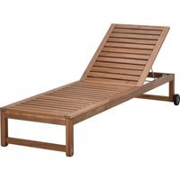 Ikea Plastik Katlanır Şezlong Kahverengi