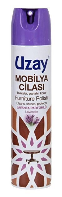 Uzay Mobilya Cilası Lavanta Ahşap Temizleyici 300 ml