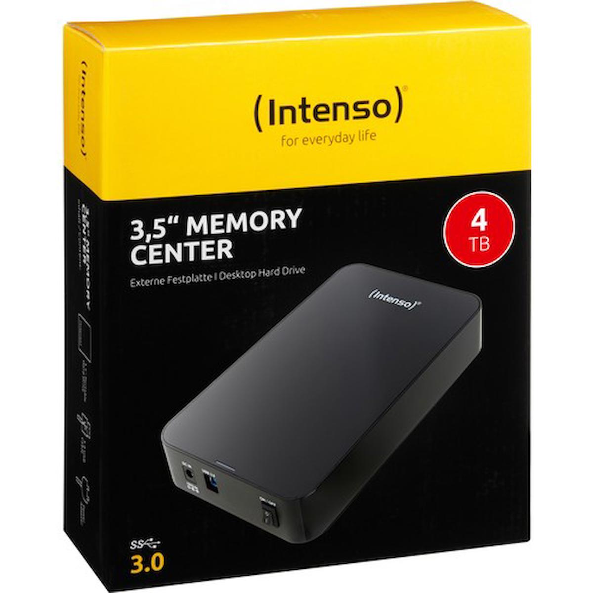 Intenso INT6031512 4 TB 3.5 inç USB 3.0 Harici Harddisk Siyah