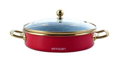Emsan Troy 2 Parça 30 cm Paslanmaz Çelik Tencere