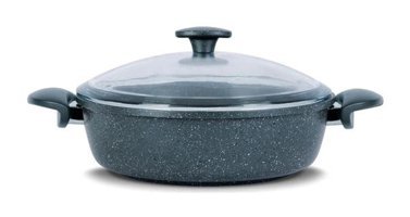 ThermoAd 2 Parça 32 cm Çelik Basık Tencere