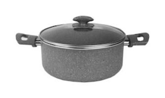 Mehtap 2 Parça 24 cm Granit Derin Tencere