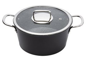 Serenk 2 Parça 24 cm Granit Derin Tencere