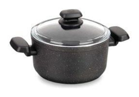 Korkmaz A1342 2 Parça 24 cm Döküm - Granit Tencere