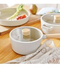 Neoflam Fika 2 Parça 22 cm Emaye Tencere