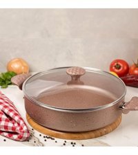 Meşeler 2 Parça 30 cm Teflon Basık Tencere