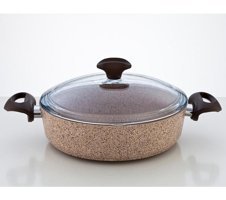Falez Creamy 2 Parça 28 cm Granit Tencere
