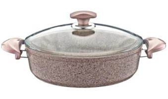 Oms Collection 2 Parça 26 cm Emaye Tencere