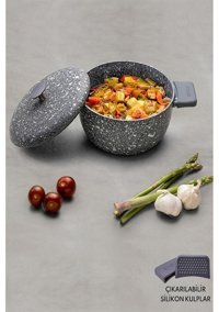 Emsan Perge 2 Parça 24 cm Döküm Derin Tencere