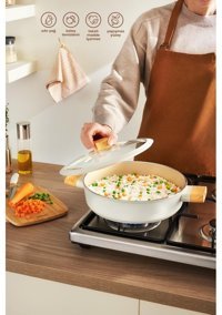Emsan Swiss Crystal 2 Parça 30 cm Seramik Tencere