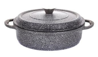 Aryıldız Cast Alu 2 Parça 28 cm Granit Tencere