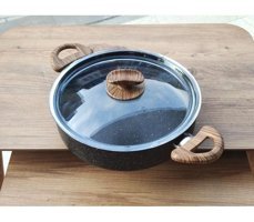 Evox 2 Parça 30 cm Granit Tencere