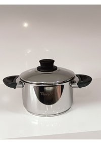 Hascevher Home Perfect 2 Parça 16 cm Paslanmaz Çelik Tencere