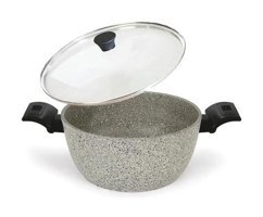 Flonal Monalite 2 Parça 28 cm Alüminyum Derin Tencere