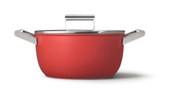 Smeg Cookware 50's Style 2 Parça 20 cm Çelik Tencere