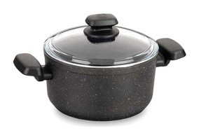 Korkmaz A1342 2 Parça 24 cm Granit Tencere